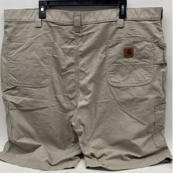 Carhartt Relaxed Fit Tan Canvas Work Shorts Size 44 NWOT MSRP $44.99  - Picture 3 of 4